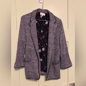 Skies Are Blue Heather Gray Blazer